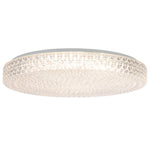Eltz 50Cm 50W 3Cct LED Oyster Dimmable Ceiling Light