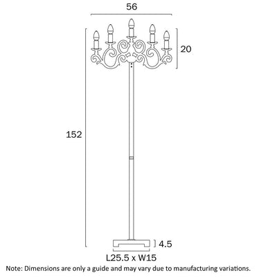 Emporia Floor Lamp 5Lt