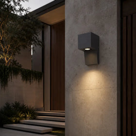Engar Gypsum Exterior Wall Light — lifestyle