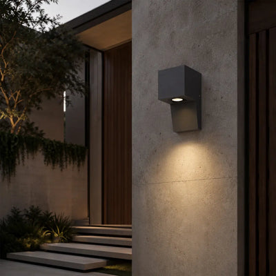 Engar Gypsum Exterior Wall Light — lifestyle