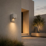 Engar Gypsum Exterior Wall Light — lifestyle