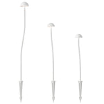 Enoki 24V Exterior LED Post Spike Light Set Of 3 — White