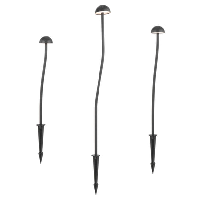 Enoki 24V Exterior LED Post Spike Light Set Of 3
