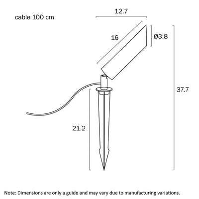 Eslen 24V Exterior LED Spike Spot Light