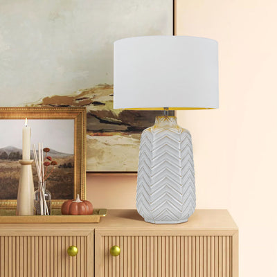 Esmo Ceramic Table Lamp — lifestyle