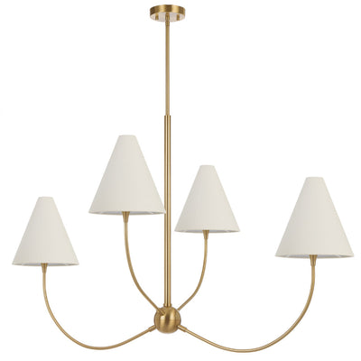 Farnix 4 Pendant Light — Antique Gold