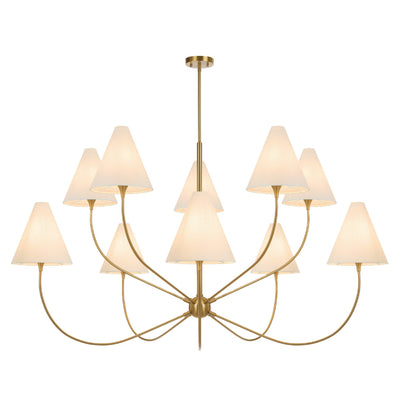 Farnix 10 Pendant Light — Antique Gold