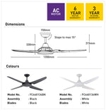 Clare 135cm AC Ceiling Fan