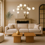FELTON 12 LIGHT PENDANT ANTIQUE GOLD — lifestyle