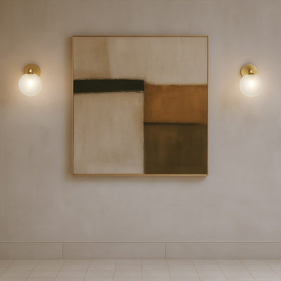 FELTON 1 LIGHT WALL LIGHT BLACK — lifestyle
