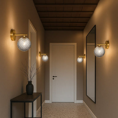 FELTON 1 LIGHT WALL LIGHT BLACK — lifestyle