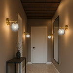 FELTON 1 LIGHT WALL LIGHT ANTIQUE GOLD — lifestyle
