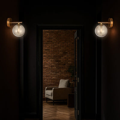 FELTON 1 LIGHT WALL LIGHT BLACK — lifestyle