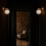 FELTON 1 LIGHT WALL LIGHT BLACK — lifestyle