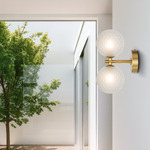 FELTON 2 LIGHT WALL LIGHT BLACK — lifestyle