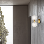 FELTON 2 LIGHT WALL LIGHT BLACK — lifestyle