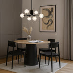 FELTON 6 LIGHT PENDANT ANTIQUE GOLD — lifestyle