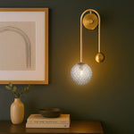 FELTON ARM WALL LIGHT BLACK — lifestyle