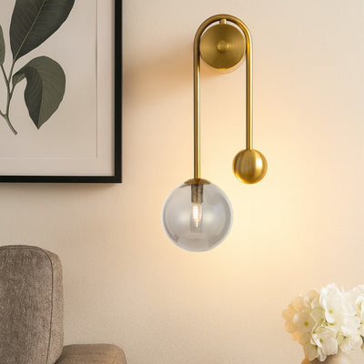 FELTON ARM WALL LIGHT BLACK — lifestyle