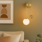 FELTON ARM WALL LIGHT BLACK — lifestyle