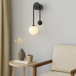 FELTON ARM WALL LIGHT BLACK — lifestyle