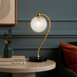 FELTON TABLE LAMP WHITE MARBLE — lifestyle