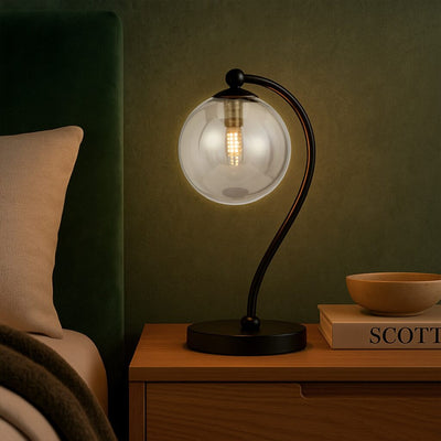 FELTON TABLE LAMP WHITE MARBLE — lifestyle