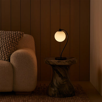 FELTON TABLE LAMP WHITE MARBLE — lifestyle
