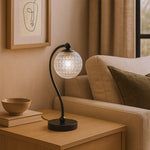 FELTON TABLE LAMP WHITE MARBLE — lifestyle