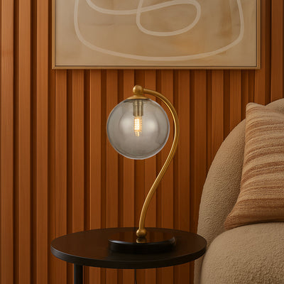 FELTON TABLE LAMP WHITE MARBLE — lifestyle
