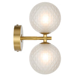 FELTON 2 LIGHT WALL LIGHT BLACK