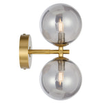FELTON 2 LIGHT WALL LIGHT BLACK