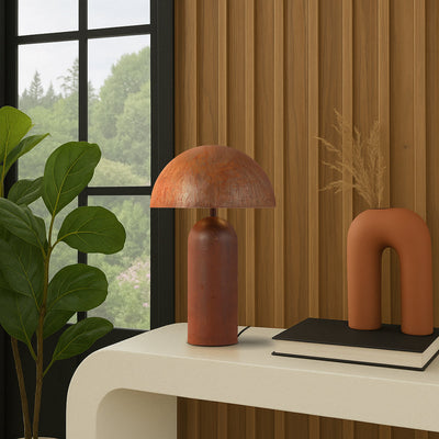 Ferum Table Lamp Black, Rust — lifestyle