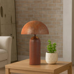Ferum Table Lamp Black, Rust — lifestyle