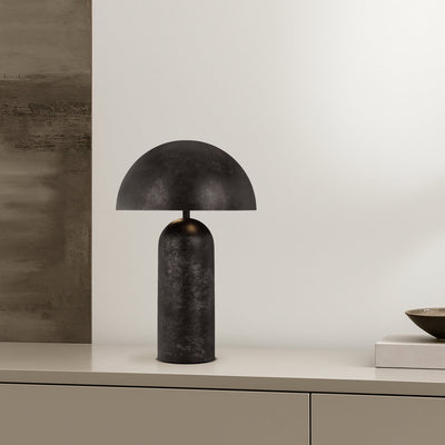 Ferum Table Lamp Black, Rust — lifestyle