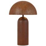 Ferum Table Lamp Black, Rust