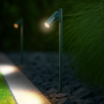 Flank 24V Exterior LED Post Spike Light — lifestyle