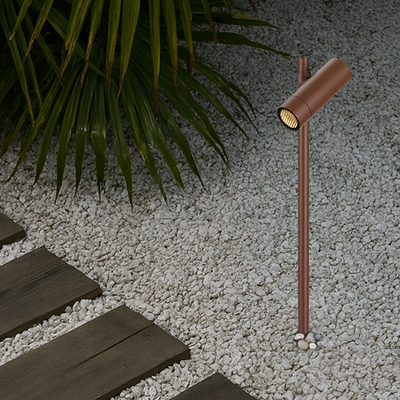Flank 24V Exterior LED Post Spike Light — lifestyle