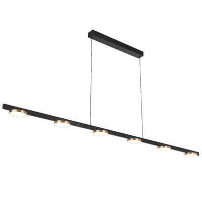 Fordo 180Cm Linear Pendant Light — Black