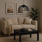 Frya Rattan Pendant Light — lifestyle
