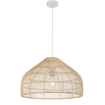 Frya 50 Pendant Light 1Lt in Natural Rattan