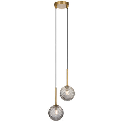 Gaston 2 Pendant Light — Smoke Tear