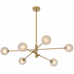 Gaston 6 Pendant Light — Frost Tear