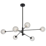 Gaston 6 Pendant Light — Clear Prism