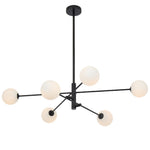 Gaston 6 Pendant Light — Opal Matt