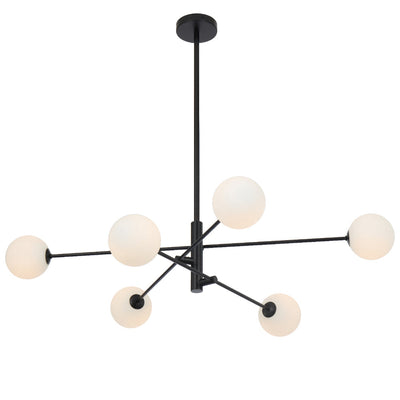 Gaston 6 Pendant Light — Opal Matt