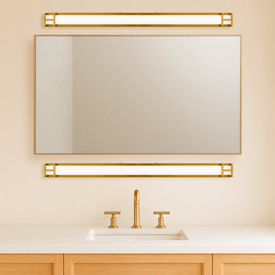 Gilson 80 LED Vanity Light in Antique Gold, Black or Ch — lifestyle