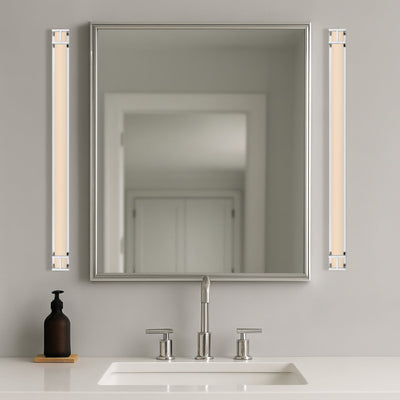 Gilson 80 LED Vanity Light in Antique Gold, Black or Ch — lifestyle