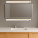 Gilson 80 LED Vanity Light in Antique Gold, Black or Chrome — lifestyle