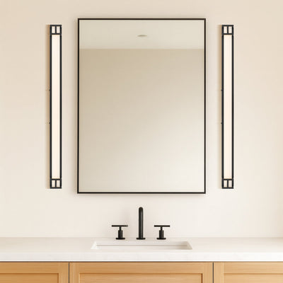 Gilson 80 LED Vanity Light in Antique Gold, Black or Ch — lifestyle